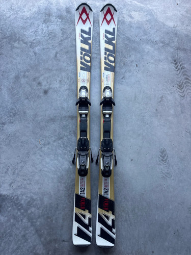 Volkl rtm 142 skis with - 142, cm